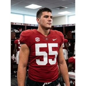 Nike Alabama Crimson Tide Jersey 55 De. Thomas Mens Large Crimson Red SEC NCAA